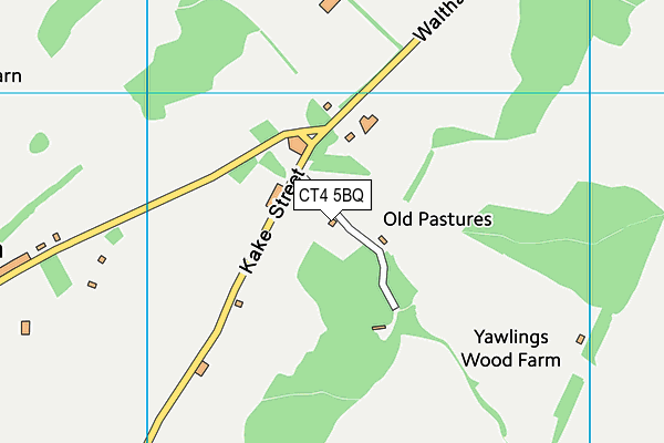 CT4 5BQ map - OS VectorMap District (Ordnance Survey) CT4 5BQ map - OS VectorMap District (Ordnance Survey)