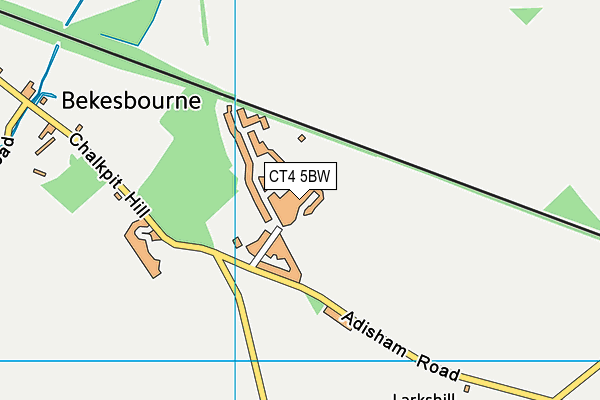 CT4 5BW map - OS VectorMap District (Ordnance Survey) CT4 5BW map - OS VectorMap District (Ordnance Survey)