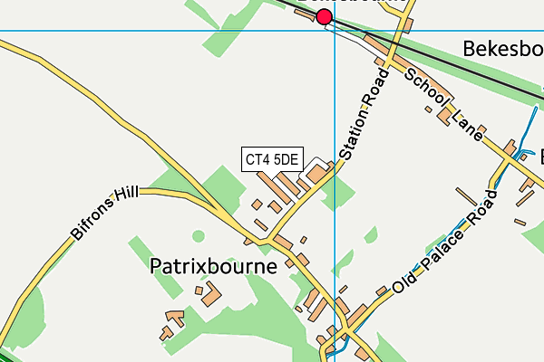 CT4 5DE map - OS VectorMap District (Ordnance Survey) CT4 5DE map - OS VectorMap District (Ordnance Survey)