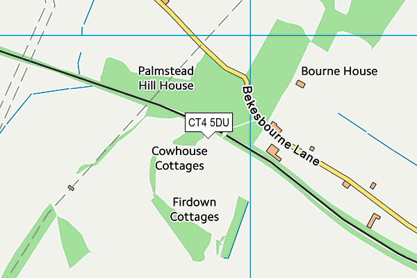 CT4 5DU map - OS VectorMap District (Ordnance Survey) CT4 5DU map - OS VectorMap District (Ordnance Survey)