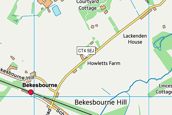 CT4 5EJ map - OS VectorMap District (Ordnance Survey) CT4 5EJ map - OS VectorMap District (Ordnance Survey)