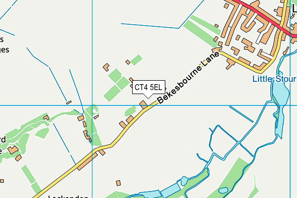 CT4 5EL map - OS VectorMap District (Ordnance Survey) CT4 5EL map - OS VectorMap District (Ordnance Survey)