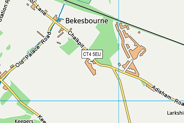 CT4 5EU map - OS VectorMap District (Ordnance Survey) CT4 5EU map - OS VectorMap District (Ordnance Survey)