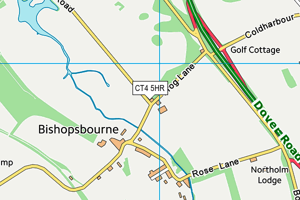 CT4 5HR map - OS VectorMap District (Ordnance Survey) CT4 5HR map - OS VectorMap District (Ordnance Survey)