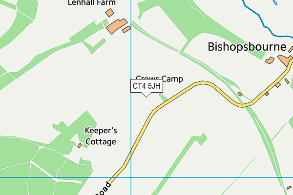 CT4 5JH map - OS VectorMap District (Ordnance Survey) CT4 5JH map - OS VectorMap District (Ordnance Survey)