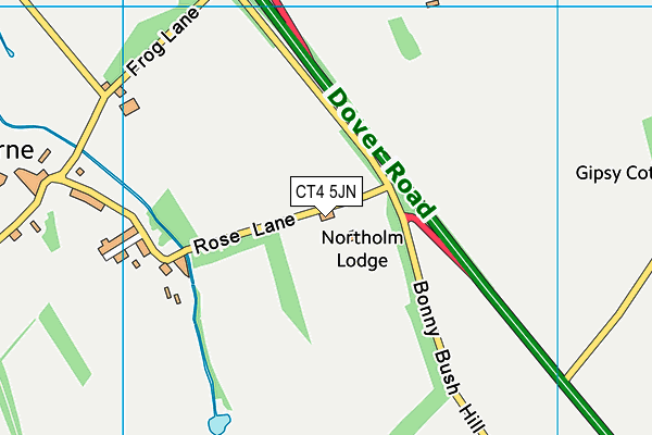 CT4 5JN map - OS VectorMap District (Ordnance Survey) CT4 5JN map - OS VectorMap District (Ordnance Survey)