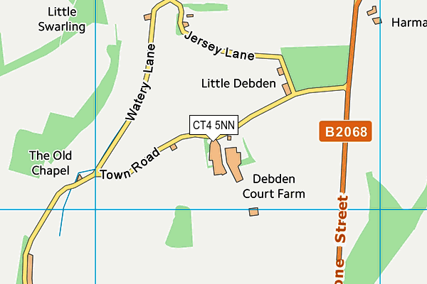 CT4 5NN map - OS VectorMap District (Ordnance Survey) CT4 5NN map - OS VectorMap District (Ordnance Survey)