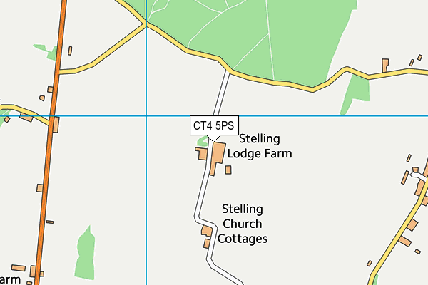 CT4 5PS map - OS VectorMap District (Ordnance Survey) CT4 5PS map - OS VectorMap District (Ordnance Survey)