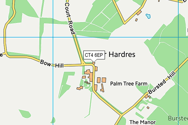 CT4 6EP map - OS VectorMap District (Ordnance Survey) CT4 6EP map - OS VectorMap District (Ordnance Survey)