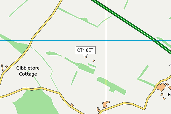 CT4 6ET map - OS VectorMap District (Ordnance Survey) CT4 6ET map - OS VectorMap District (Ordnance Survey)