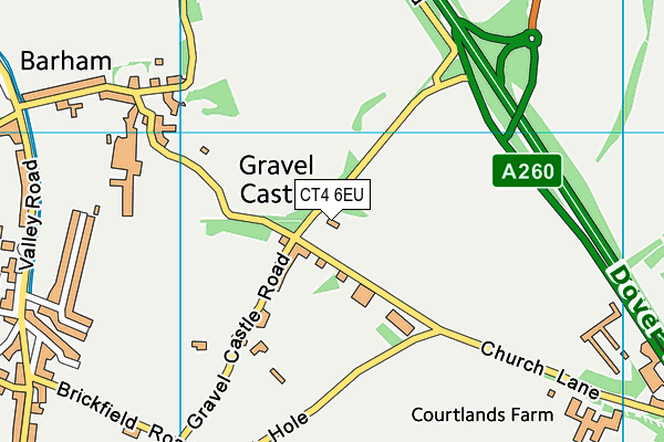 CT4 6EU map - OS VectorMap District (Ordnance Survey) CT4 6EU map - OS VectorMap District (Ordnance Survey)