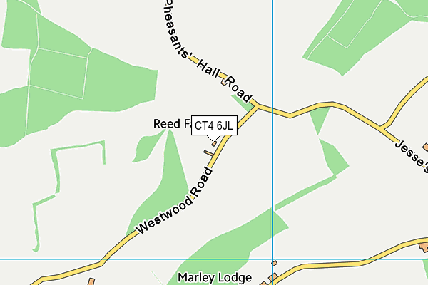 CT4 6JL map - OS VectorMap District (Ordnance Survey) CT4 6JL map - OS VectorMap District (Ordnance Survey)