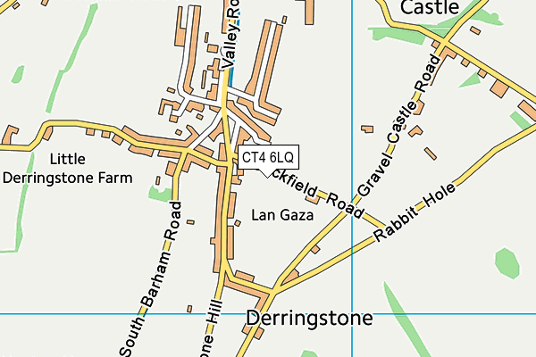 CT4 6LQ map - OS VectorMap District (Ordnance Survey) CT4 6LQ map - OS VectorMap District (Ordnance Survey)