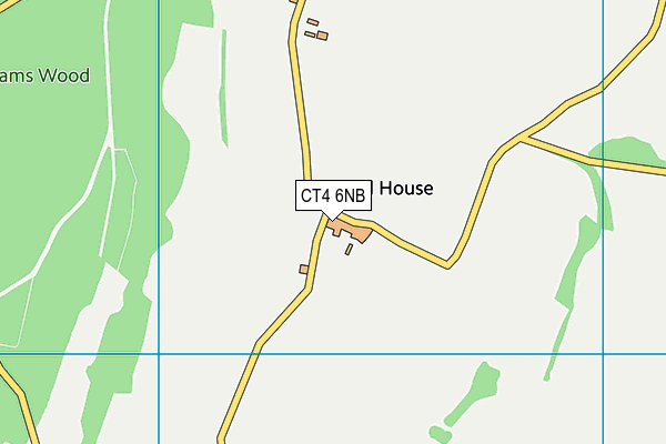 CT4 6NB map - OS VectorMap District (Ordnance Survey) CT4 6NB map - OS VectorMap District (Ordnance Survey)