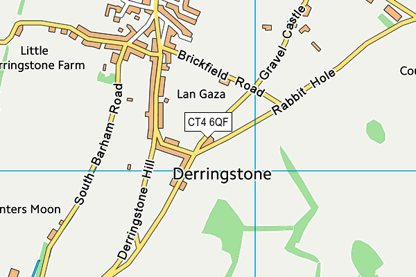 CT4 6QF map - OS VectorMap District (Ordnance Survey)