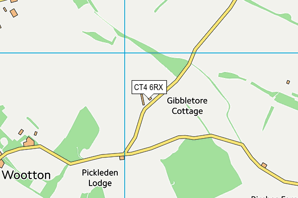 CT4 6RX map - OS VectorMap District (Ordnance Survey) CT4 6RX map - OS VectorMap District (Ordnance Survey)