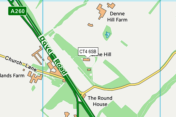 CT4 6SB map - OS VectorMap District (Ordnance Survey) CT4 6SB map - OS VectorMap District (Ordnance Survey)