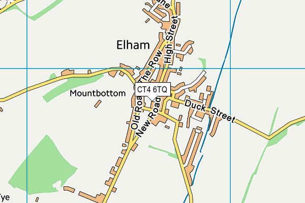 CT4 6TQ map - OS VectorMap District (Ordnance Survey) CT4 6TQ map - OS VectorMap District (Ordnance Survey)