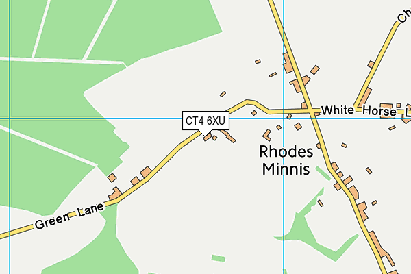 CT4 6XU map - OS VectorMap District (Ordnance Survey) CT4 6XU map - OS VectorMap District (Ordnance Survey)