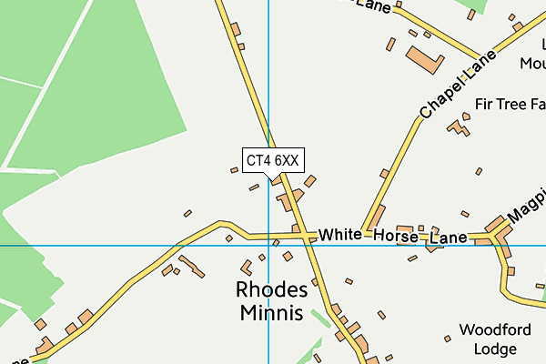 CT4 6XX map - OS VectorMap District (Ordnance Survey) CT4 6XX map - OS VectorMap District (Ordnance Survey)