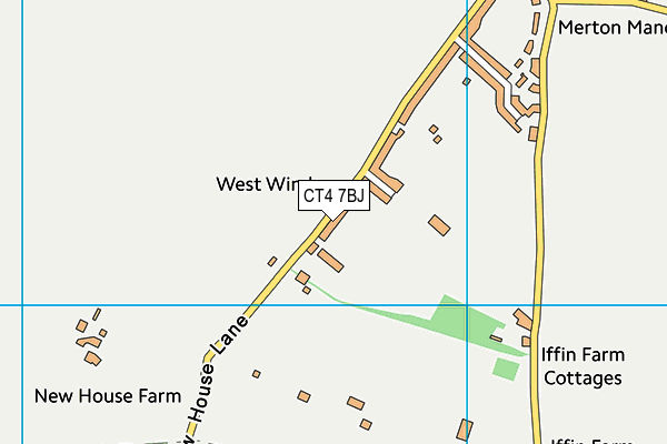 CT4 7BJ map - OS VectorMap District (Ordnance Survey) CT4 7BJ map - OS VectorMap District (Ordnance Survey)