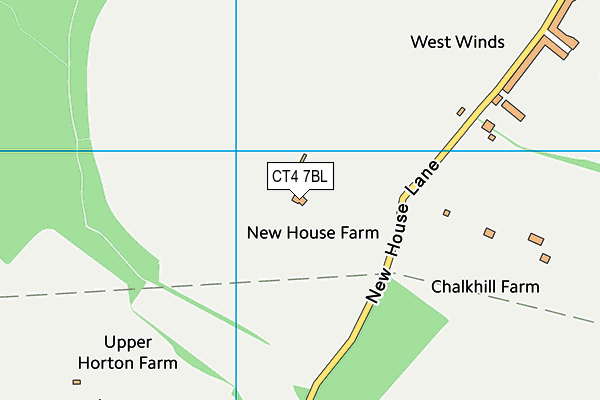 CT4 7BL map - OS VectorMap District (Ordnance Survey) CT4 7BL map - OS VectorMap District (Ordnance Survey)