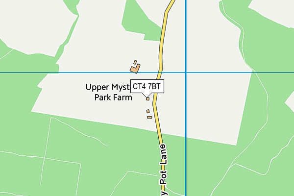 CT4 7BT map - OS VectorMap District (Ordnance Survey) CT4 7BT map - OS VectorMap District (Ordnance Survey)