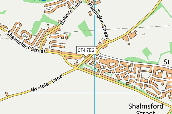 CT4 7EG map - OS VectorMap District (Ordnance Survey) CT4 7EG map - OS VectorMap District (Ordnance Survey)