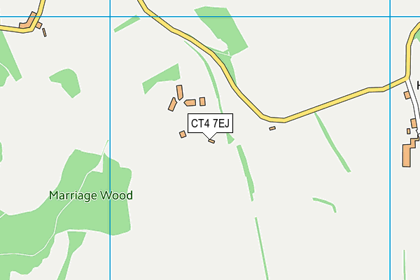 CT4 7EJ map - OS VectorMap District (Ordnance Survey) CT4 7EJ map - OS VectorMap District (Ordnance Survey)