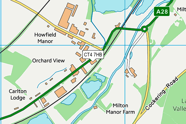 CT4 7HB map - OS VectorMap District (Ordnance Survey) CT4 7HB map - OS VectorMap District (Ordnance Survey)