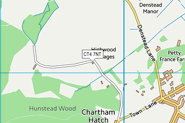 CT4 7NT map - OS VectorMap District (Ordnance Survey) CT4 7NT map - OS VectorMap District (Ordnance Survey)