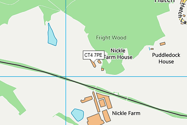 CT4 7PE map - OS VectorMap District (Ordnance Survey) CT4 7PE map - OS VectorMap District (Ordnance Survey)