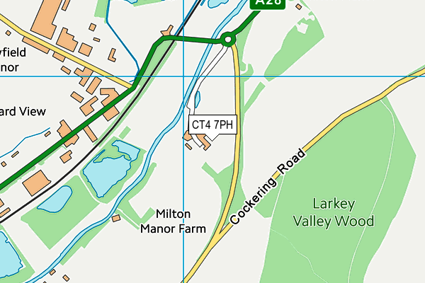 CT4 7PH map - OS VectorMap District (Ordnance Survey) CT4 7PH map - OS VectorMap District (Ordnance Survey)