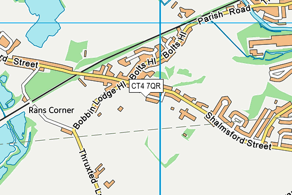 CT4 7QR map - OS VectorMap District (Ordnance Survey) CT4 7QR map - OS VectorMap District (Ordnance Survey)