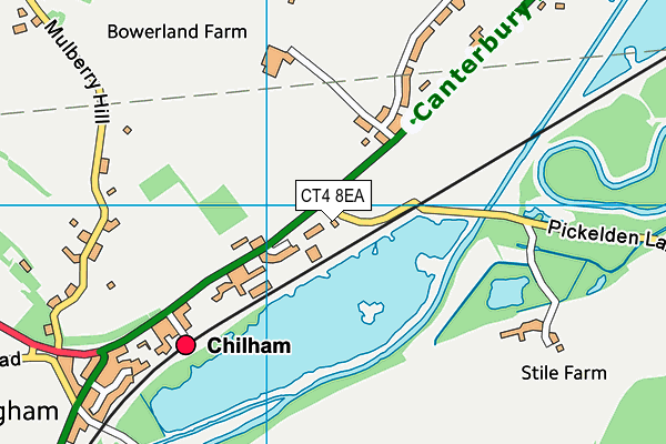 CT4 8EA map - OS VectorMap District (Ordnance Survey) CT4 8EA map - OS VectorMap District (Ordnance Survey)