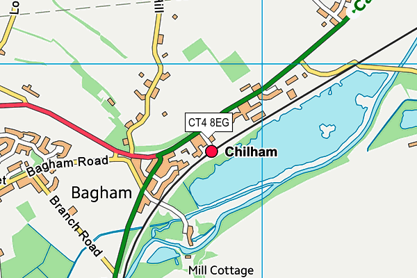 CT4 8EG map - OS VectorMap District (Ordnance Survey) CT4 8EG map - OS VectorMap District (Ordnance Survey)