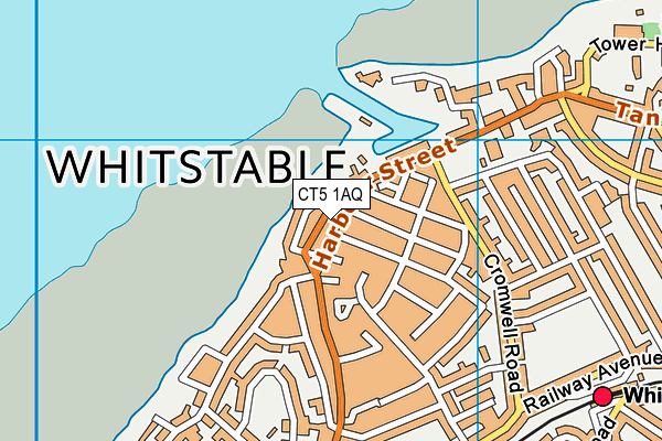 CT5 1AQ map - OS VectorMap District (Ordnance Survey) CT5 1AQ map - OS VectorMap District (Ordnance Survey)