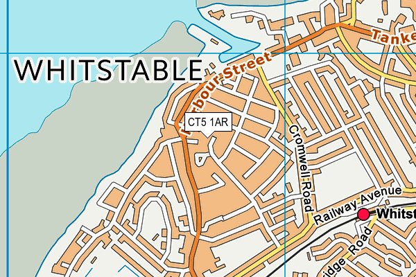 CT5 1AR map - OS VectorMap District (Ordnance Survey) CT5 1AR map - OS VectorMap District (Ordnance Survey)