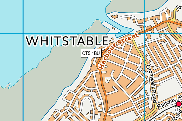 CT5 1BU map - OS VectorMap District (Ordnance Survey) CT5 1BU map - OS VectorMap District (Ordnance Survey)