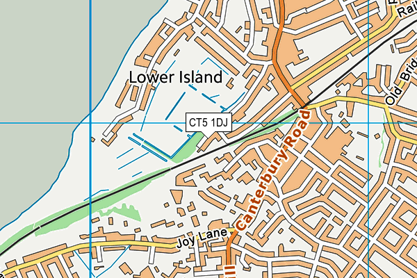 CT5 1DJ map - OS VectorMap District (Ordnance Survey) CT5 1DJ map - OS VectorMap District (Ordnance Survey)