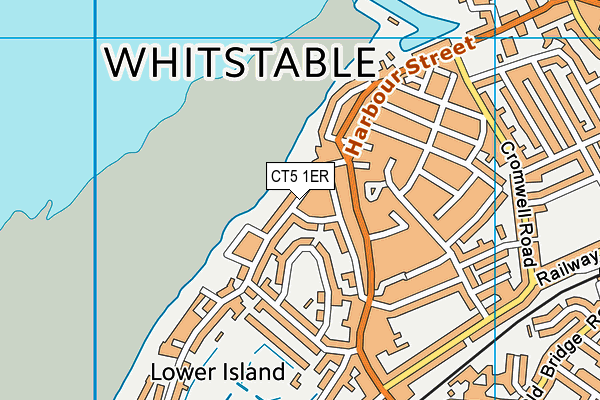 CT5 1ER map - OS VectorMap District (Ordnance Survey) CT5 1ER map - OS VectorMap District (Ordnance Survey)