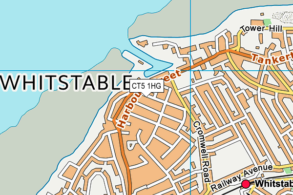 CT5 1HG map - OS VectorMap District (Ordnance Survey) CT5 1HG map - OS VectorMap District (Ordnance Survey)