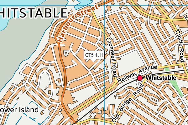 CT5 1JH map - OS VectorMap District (Ordnance Survey) CT5 1JH map - OS VectorMap District (Ordnance Survey)