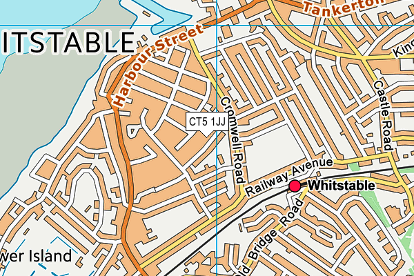 CT5 1JJ map - OS VectorMap District (Ordnance Survey) CT5 1JJ map - OS VectorMap District (Ordnance Survey)