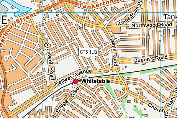 CT5 1LQ map - OS VectorMap District (Ordnance Survey) CT5 1LQ map - OS VectorMap District (Ordnance Survey)
