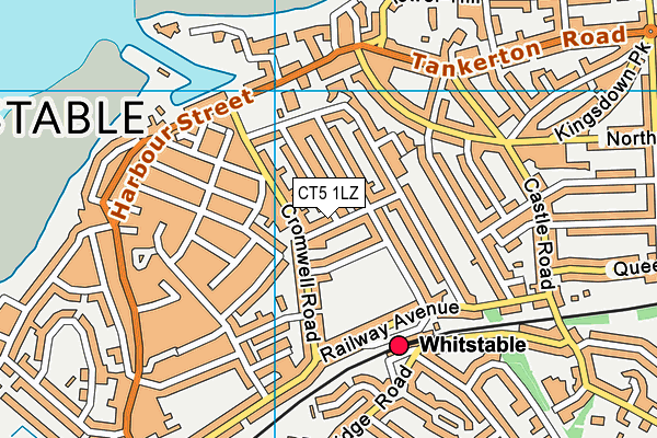 CT5 1LZ map - OS VectorMap District (Ordnance Survey) CT5 1LZ map - OS VectorMap District (Ordnance Survey)