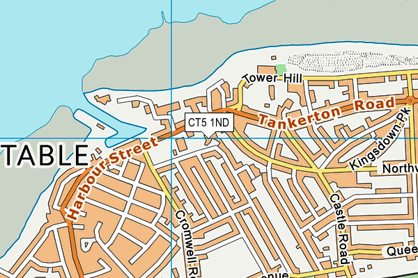 CT5 1ND map - OS VectorMap District (Ordnance Survey) CT5 1ND map - OS VectorMap District (Ordnance Survey)