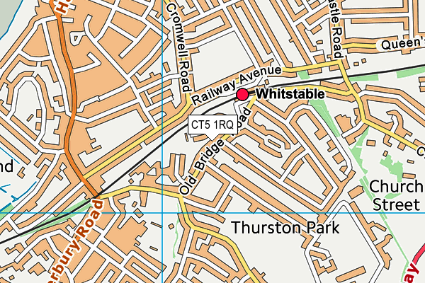 CT5 1RQ map - OS VectorMap District (Ordnance Survey) CT5 1RQ map - OS VectorMap District (Ordnance Survey)
