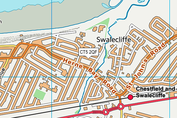 CT5 2QF map - OS VectorMap District (Ordnance Survey) CT5 2QF map - OS VectorMap District (Ordnance Survey)