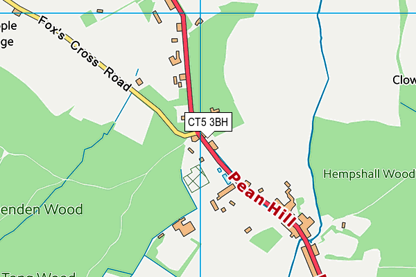 CT5 3BH map - OS VectorMap District (Ordnance Survey) CT5 3BH map - OS VectorMap District (Ordnance Survey)